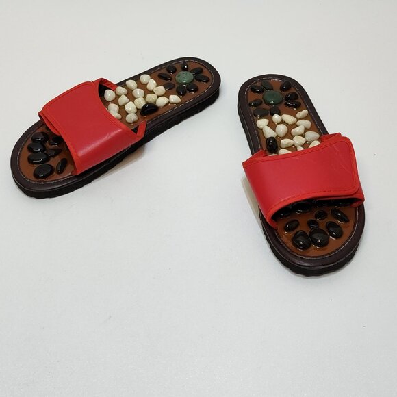 BYRIVER River Stone & Spa Massage Slipper Adjustable Unisex Size US 6/7 EUR 39 - Picture 2 of 8